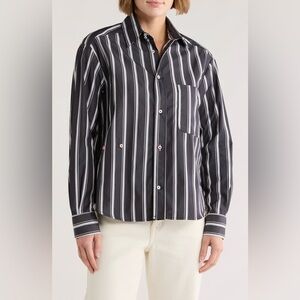 The Daily Cotton Button-Up
CISSA In: Shadow Stripe Pattern